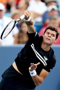 Raonic inverted V